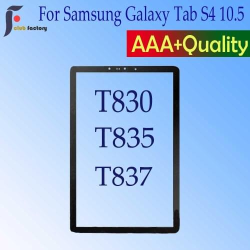 For Samsung GALAXY Tab S4 10.5 T830 T835 Front Glass Outer Panel SM-T830 SM-T835 Replacement Glass (Not Touch Screen Digitizer )