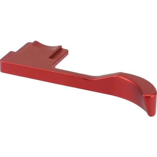 Haoge THB-A7CR Metal Hot Shoe Thumb Up Rest Hand Grip for Sony α7C,Alpha 7C,ILCE-7C,Camera Accessories Red