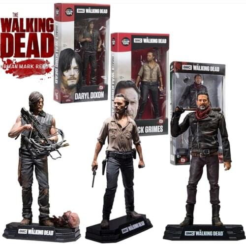The Walking Dead Action Figure Rick Grimes Negan Collectible Model Toys