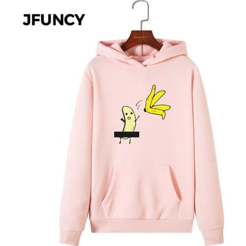 JFUNCY 2020 New Print Women Hoodie Long Sleeve Autumn Pullover Female Hooded Sweatshirt Woman Casual Hoodies Sportwear