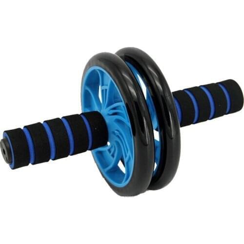 Abdominal Wheel Abdominal Muscle Wheel Thin Waist Abdomen Roller Silent Sports with Plastic Handle Home Gym Fitness