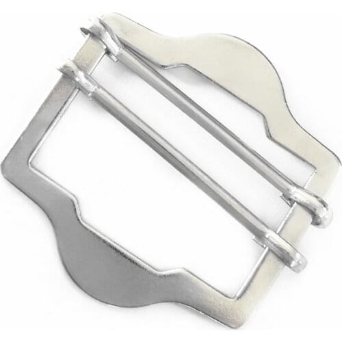 Iron Metal Adjuster Sliding Buckle Double Bar Roller Pin Buckle for Trouser Webbing Strap Bag LeatherCraft 20MM 25MM 30MM