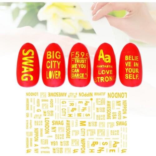 Nail Stickers 3D Embossed DIY Beauty Butterfly Flower Cartoon Nail Art Stickers Manicure Decals