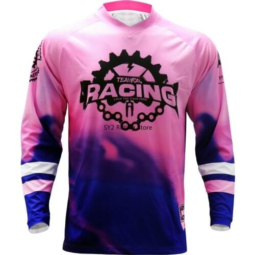 New MTB downhill jersey motocross Racing long sleeve Mountain Bike Shirt Pro Cycling Jersey Motorcycle Jersey Loose t-shirts