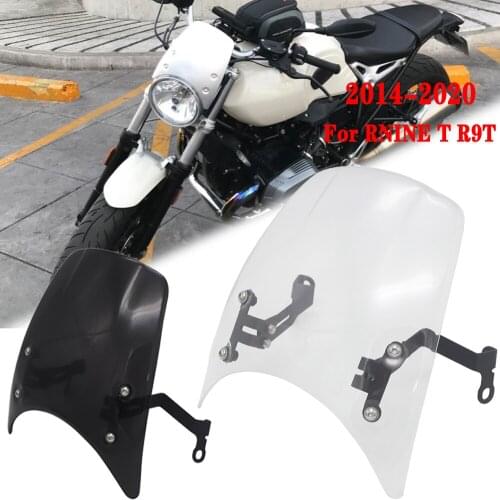 Front Windshield Windscreen For BMW R NINE T RNINE R9T R 9 T 2014 2015 2016 2017 2018 2019 2020 Motorcycle Accessories