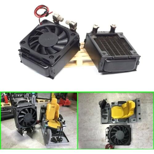 Heat Sink for 1/14 Tamiya RC Truck Trailer Tipper Car 1/12 Hydraulic Excavator Radiator Diy Parts