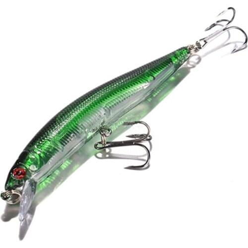 1PC life-like Minnow Fishing Lure Hard Artificial Bait 3D Eyes 10cm Fishing Wobblers Crankbaits Bait Minnow Fishing Tackle