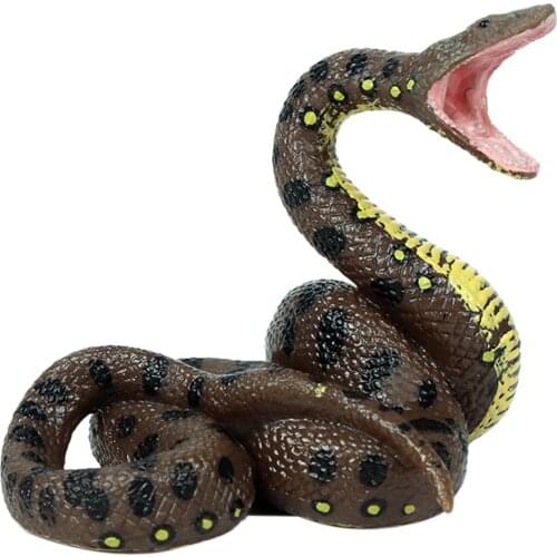 PVC Garden Props Safe Prank Reptile Giant Python Tricky Gift Children Toy Snake Model Lifelike Halloween Realistic Simulation