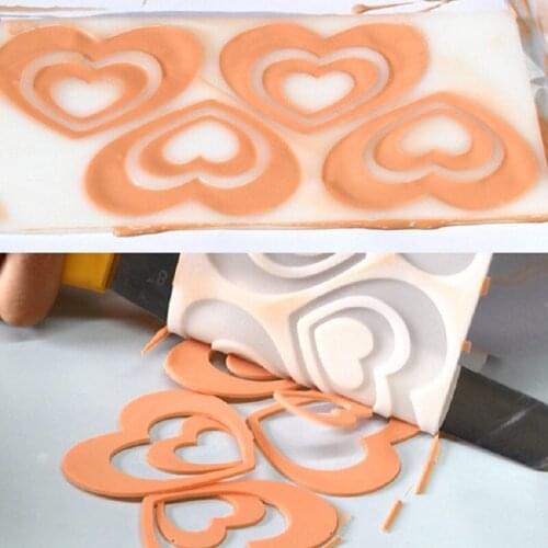 Silicone Heart Shape Mold Fondant Mold Useful Baking Accessories Cake Decorating Tools Chocolate Gumpaste Mold