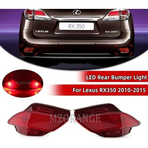 LED Rear Bumper Light For Lexus RX350 2010 - 2015 Reflector Taillamp Brake Stop Warning Light USA version
