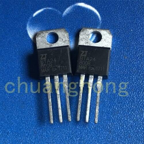 1pcs/lot BTA24-800B BTA24-800 BTA24 original packing new TO-220 Silicon controlled transistor
