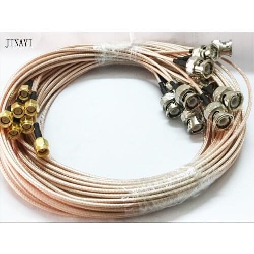 20pcs/lot SMA Male to BNC male Connector Adapter Cable 2m RG316