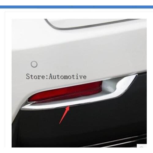 2015 2016 2017 For LEXUS NX 200T 300H Tail Rear Fog Light Lamp Eyelid Cover Frame Trims Car styling ABS Chrome