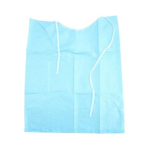 30 pcs/ lot Dental Oral Hygiene Material 3-Ply Disposable Dental Bibs with Tie Dental Materials Consumables