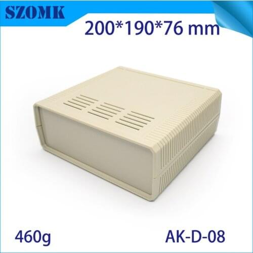4 pcs, 200*100*76mm high quality szomk abs plastic casing for electronic desktop instrument enclosure electrical device box