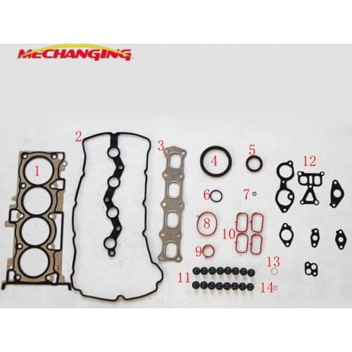 4B10 4B11 For MITSUBISHI LANCER CY4A 16V ASX Full Set Engine Rebuilding Kits Engine Parts Engine Seal Gasket 1000B334