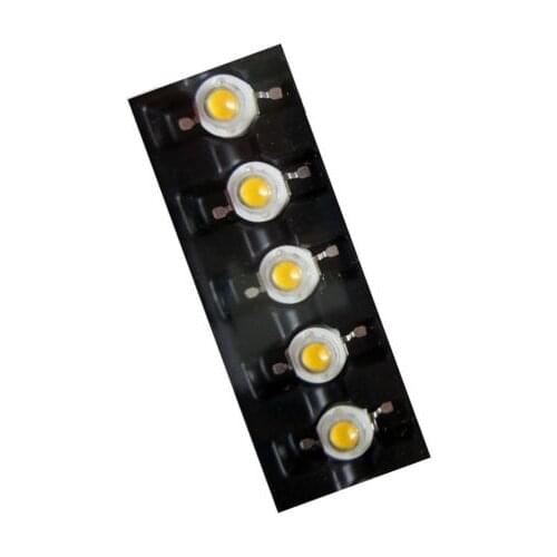5 PCS 3W Led Chip High Power LED Beads 200LM warm white