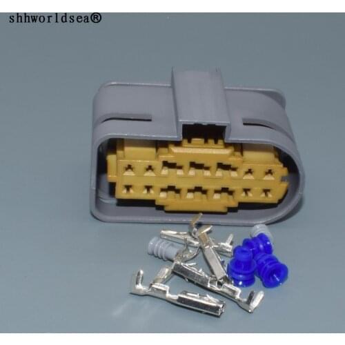 Worldgolden auto 14pin Car assembly cable housing plug wiring harness female connector A0525456026
