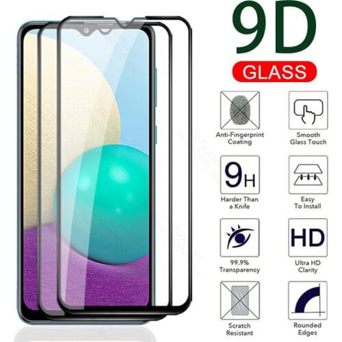 Case For Samsung A02 Glass Protective Glass For Samsung Galaxy A02 s A 02 02a 6.5 SM-A022F/DS A022M Full Cover Protection Film