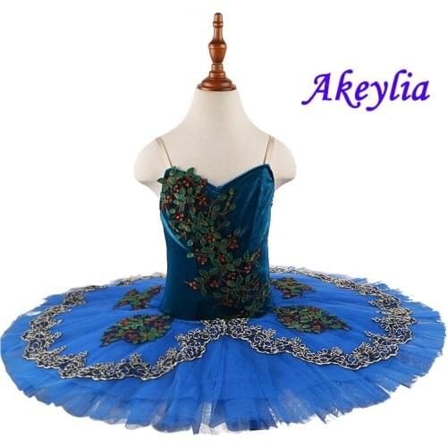 Blue pre-professional Tutus for Child Ballet Performance Tutu Adult Costume Tutu royal blue Princess Florina Ballet Tutu 19075