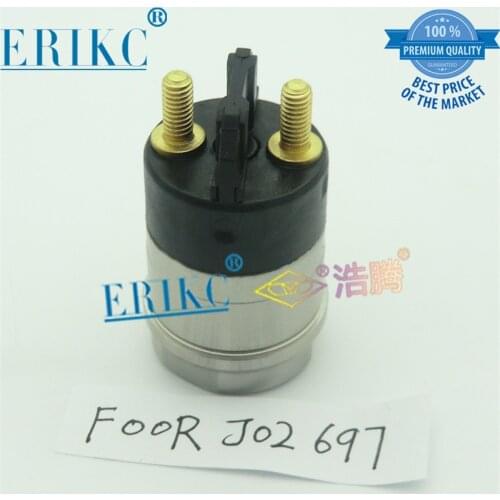 ERIKC F00RJ02697 Auto Common Rail Parts Injector SOLENOID Connection Group F 00R J02 697 Injection Solenoid Valve Set