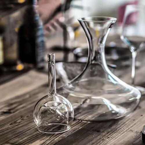 European Waterfall crystal glass wine Decanter Quick decanter thickens red wine filtration