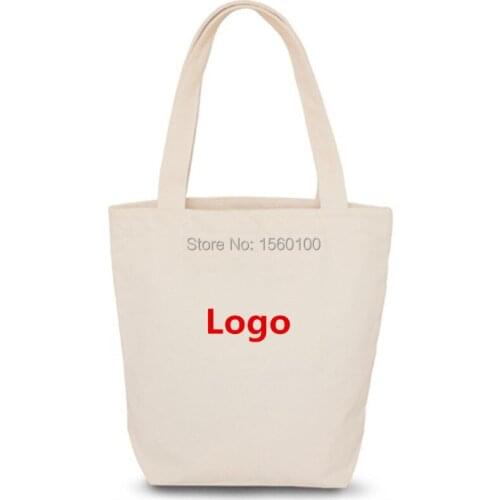 Customized Cotton Bag with handle Reusable Canvas Bags for Grocery, Shopping, Promotion Gift