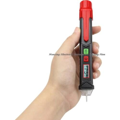 Intelligent HT100 Non-contact Test Pencil Sound And Light Al AC12V-1000V,Frequency: 50-60Hz,Auto Power Off
