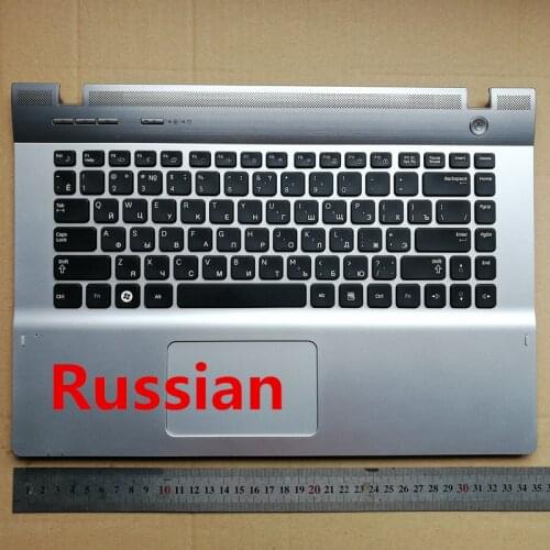 Russian/Arab new laptop keyboard with touchpad plamrest for samsung QX410 QX411 NP-QX411 BA75-02663C russian