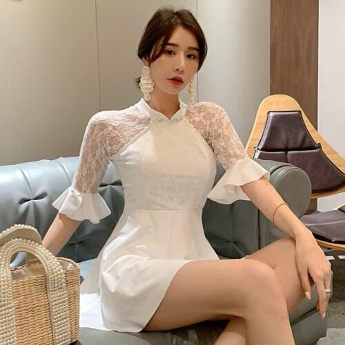 Swimsuit Push Up 2021 New Swimwear Women Bikini One Piece Backless White Cover Hot Bathing Suit Print Polyester Sierra Surfer