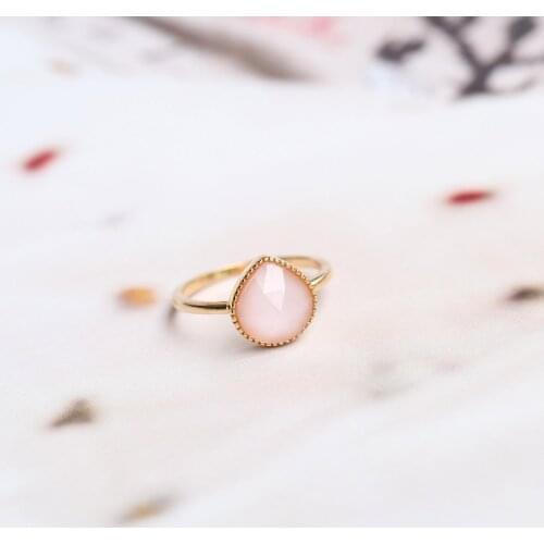 LAMOON Rings With Crystals