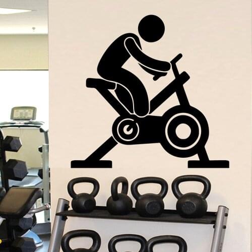 Fashion Exercising Wall-Sticker Home Decor Home Decoration Accessories For Living Room House Wallpaper