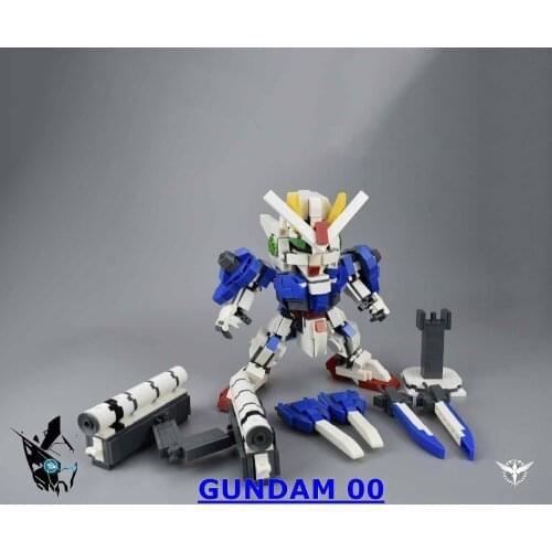 2019 Kennie New Arrive Personal diy 880pcs 00gundam GN-0000 model Blocks building toys Action Figure for Creative children gifts