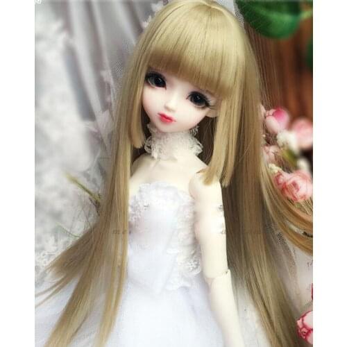 1/3 1/4 1/6 1/8 Long Hair High Temperature Wire BJD Wig For BJD Doll Wig