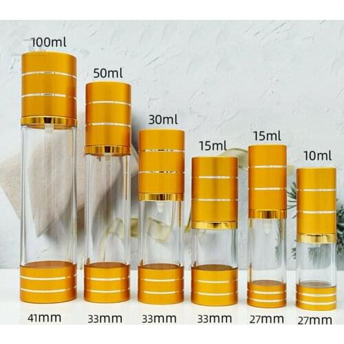 100pcs Empty Airless Lotion Cream Pump Bottle,Airless Spray Perfume Bottles , Airless Essence Pump Container