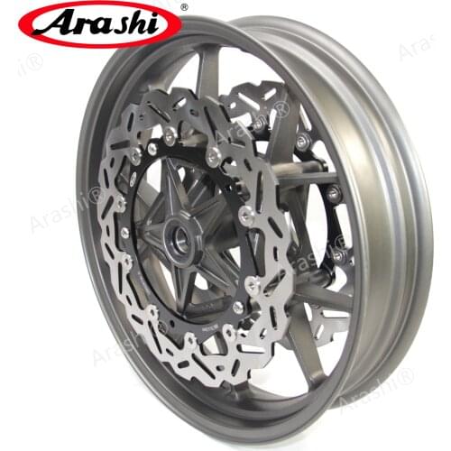 ARASHI S1000R 14-18 Motorcycle Front Wheel Rim Brake Disc Rotor For BMW S 1000 R 2014 2015 2016 2017 2018 Front Rim Replacement