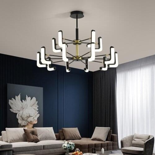 New Arrival Modern Chandeliers Corridor Light Bedroom Living Dining Room Aisle Ceiling Lamp Creative Black&White Luminaire