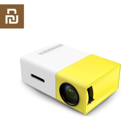 YG300 Mini LED Projector 600 Lumens 3.5mm Audio 320x240 Pixels YG-300 HDMI USB Mini Projector Home Media Player Box
