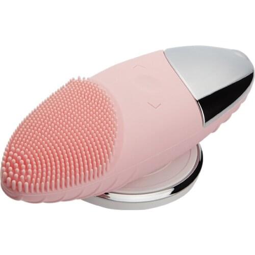 Face Skin Care Device Wireless Mini Electronic Sonic Cleaning Brush Multifunction Silicone Facial Cleansing Brush