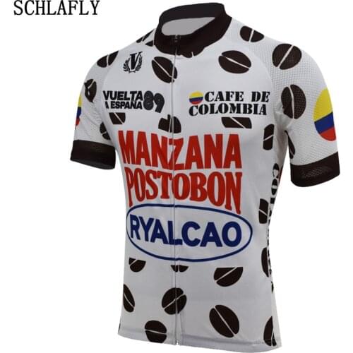 Vuelta a espana 1989 cycling jersey short sleeve summer bike wear jersey road jersey cycling clothing bicycle clothes schlafly