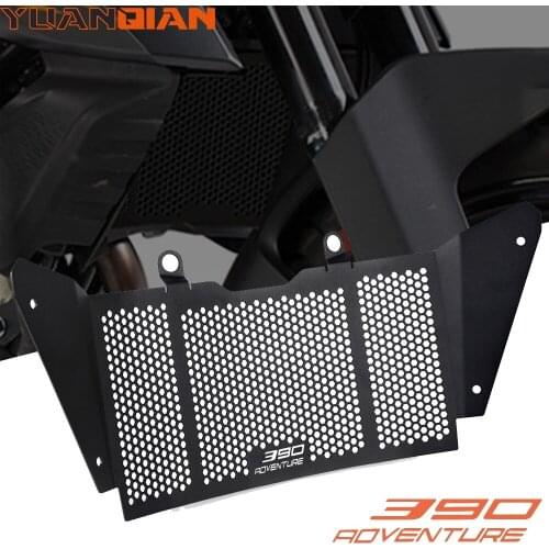 For 390 ADVENTURE 2019 2020 2021 Motorcycle Radiator Grille Guard Protector Cover 390 ADV 2019-2021 Water tank protection Parts