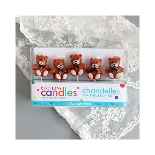 1pcs Cute Birthday Cake Art Candle Wedding Party Decorative Candles Cake Cupcake Topper Party Supplies Cake Decorating