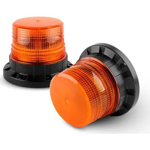 12V Car Flash Strobe Lamp Car Rotating Traffic Safety Warning Lights School Lights Led Yellow Round Ceiling Box Flashing Lights