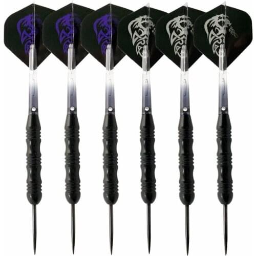 3pcs/set of Professional Steel Tip Dart Set 20g Keel Type Needle Dart with Purple Dragon Wing/silver Dragon Wing Dart Needle