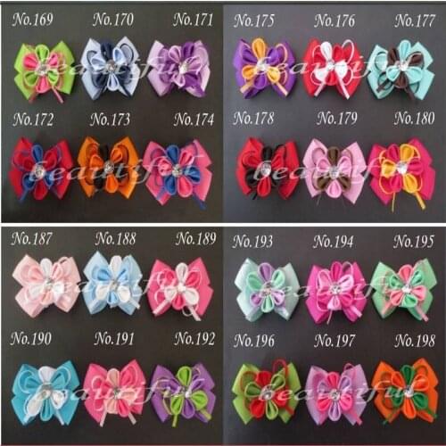36 BLESSING Good Latest Vogue Various Style 2.25 - 2.75" E- Flower Bow 218 No