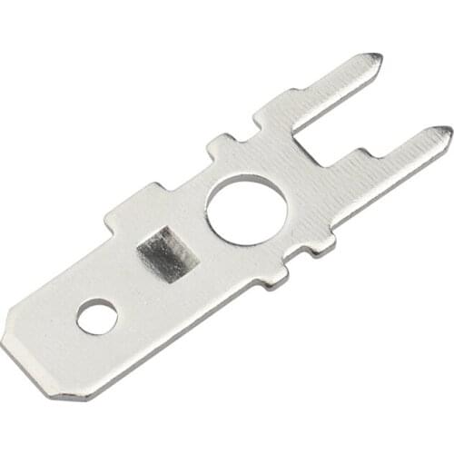 50pcs 6.3 mm Circuit Board Foot Plug PCB Welding Board Welding Board Welding Terminal Thickness 0.8 mm