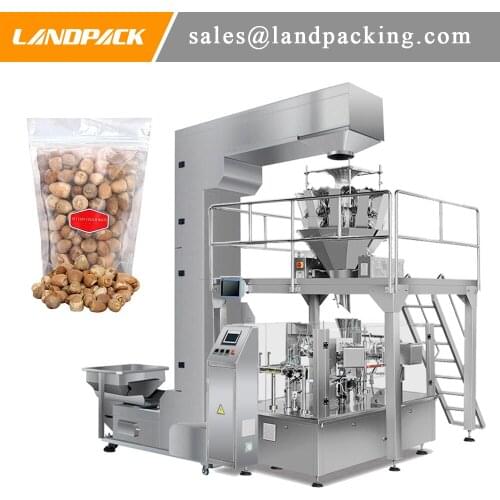 Betel Nut Automatic Rotary Zipper Pouch Packing Machine