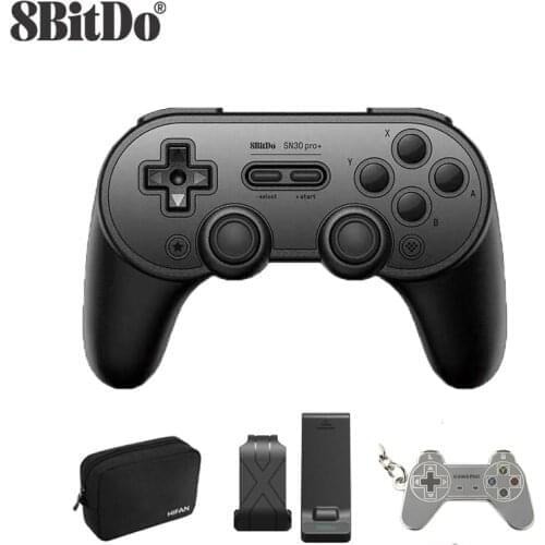 For Windows Android macOS Nintendo Switch Steam 8Bitdo SN30 Pro+ Bluetooth wireless Gamepad Controller 8bitdo SN30 Pro plus