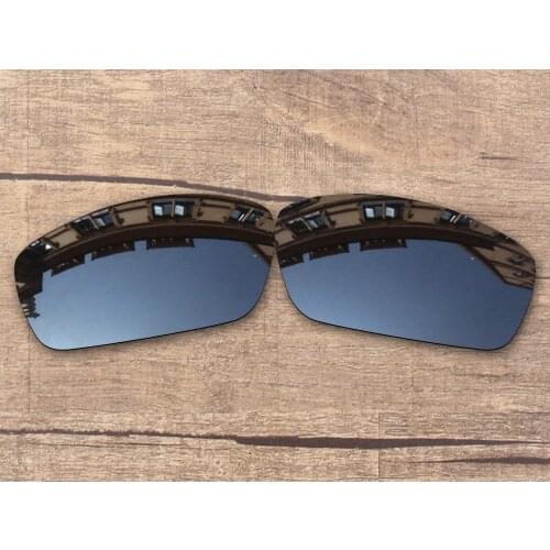 Vonxyz Black Mirror Polarized Replacement Lenses for-Oakley Splinter Frame