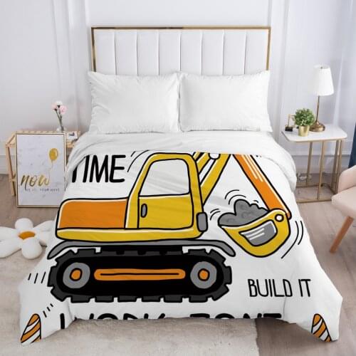 Cartoon Childrens Duvet cover Quilt/Blanket/Comfortable Case Bedding for kids baby girls 140x200 150x200 for Home Car yellow